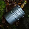 2Pcs Outdoor Camping Cookware Set with Folding Handle 304 Stainless Steel Pot