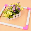(US Local)Rectangle Embroidery Hoop Cross Stitch Frame Plastic Clip Frame (60x40cm)