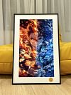 Water & Sun Breathing Tanjiro Kamado Decorative Painting - Demon Slayer: Kimetsu No Yaiba - Xingkong Studio