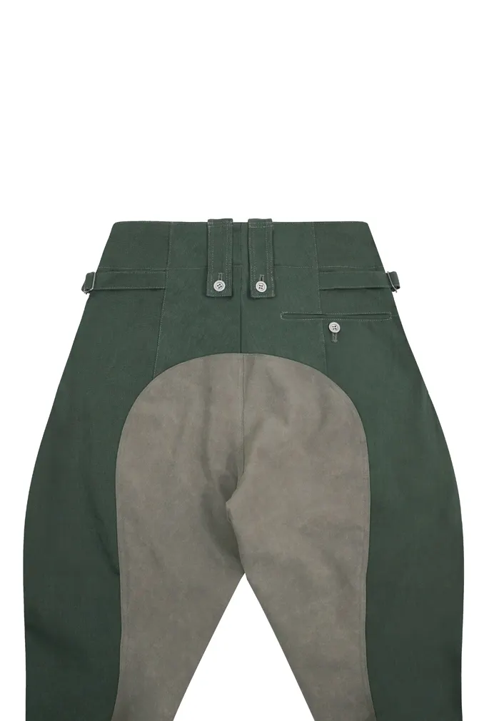   Wehrmacht M1943 HBT Reed Green Mounted Troops Riding Breeches German-Uniform