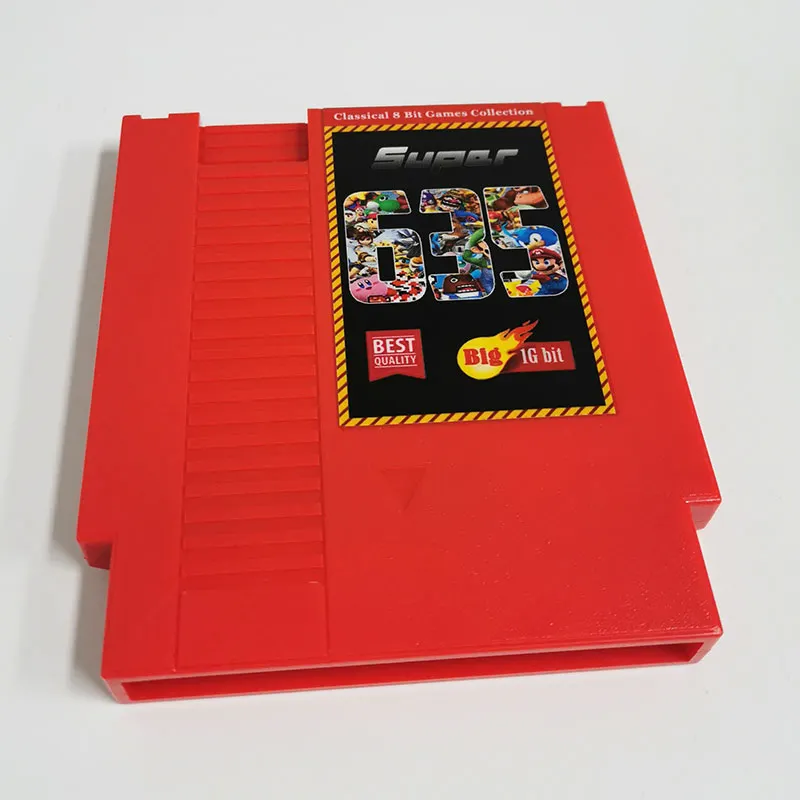 Super 635 in 1 Classic Collection NES Cartridge Multicart For Nintendo Entertainment System - 8 Bit Game Cartridge