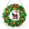 DIY Diamond Painting Hanging Wreath Kit Home Door Decor(Include Chain and Lamp Belt)