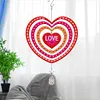 DIY Diamond Painting Double-sided Rotatable Snowman Hanging Wind Chime Suncatcher Hanging Kit