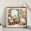 Cottage - 14CT Stamped Cross Stitch - 50*50cm