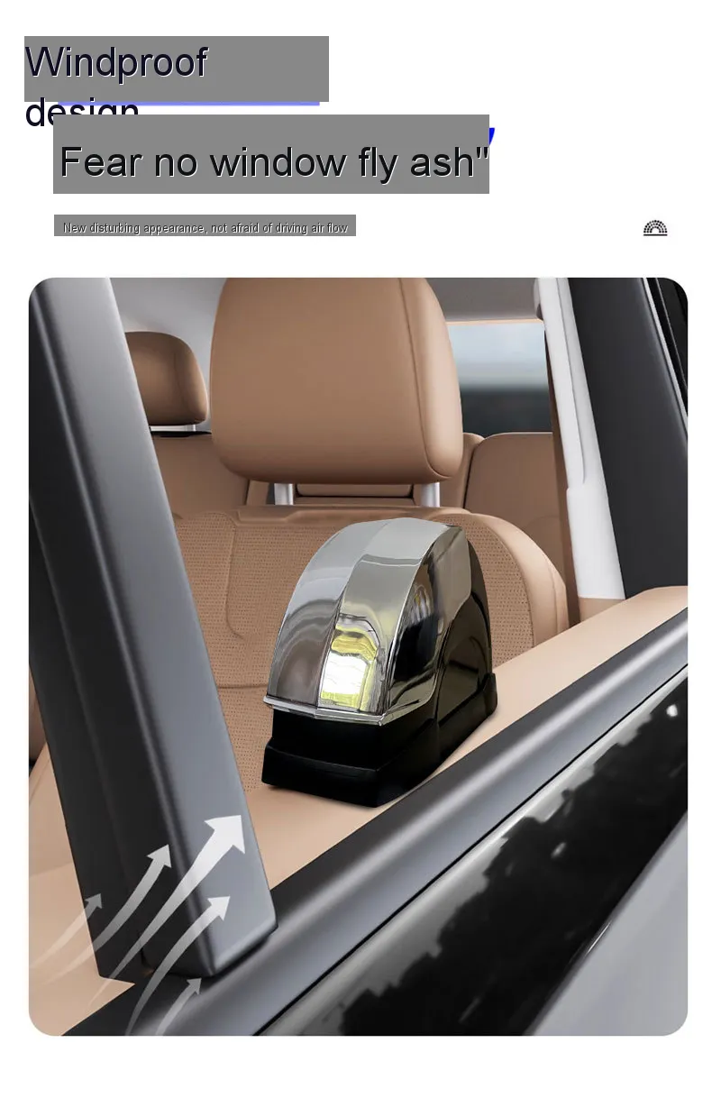 Car Ashtray with Lid-late model Car door Automotive Ashtray,Portable Ash Tray for Car
