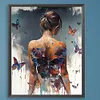 (US Local)Butterfly-Paint By Numbers Kit(40x50cm)