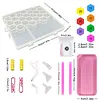 (US Local)120Pcs Diamond Embroidery Drill Mud Kit with Box Diamond Mosaic  Clay Set DIY Diamond Art Accessories