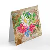 8pcs/set  DIY Postcards Flower Diamond Painting Greeting Card Includes Envelope