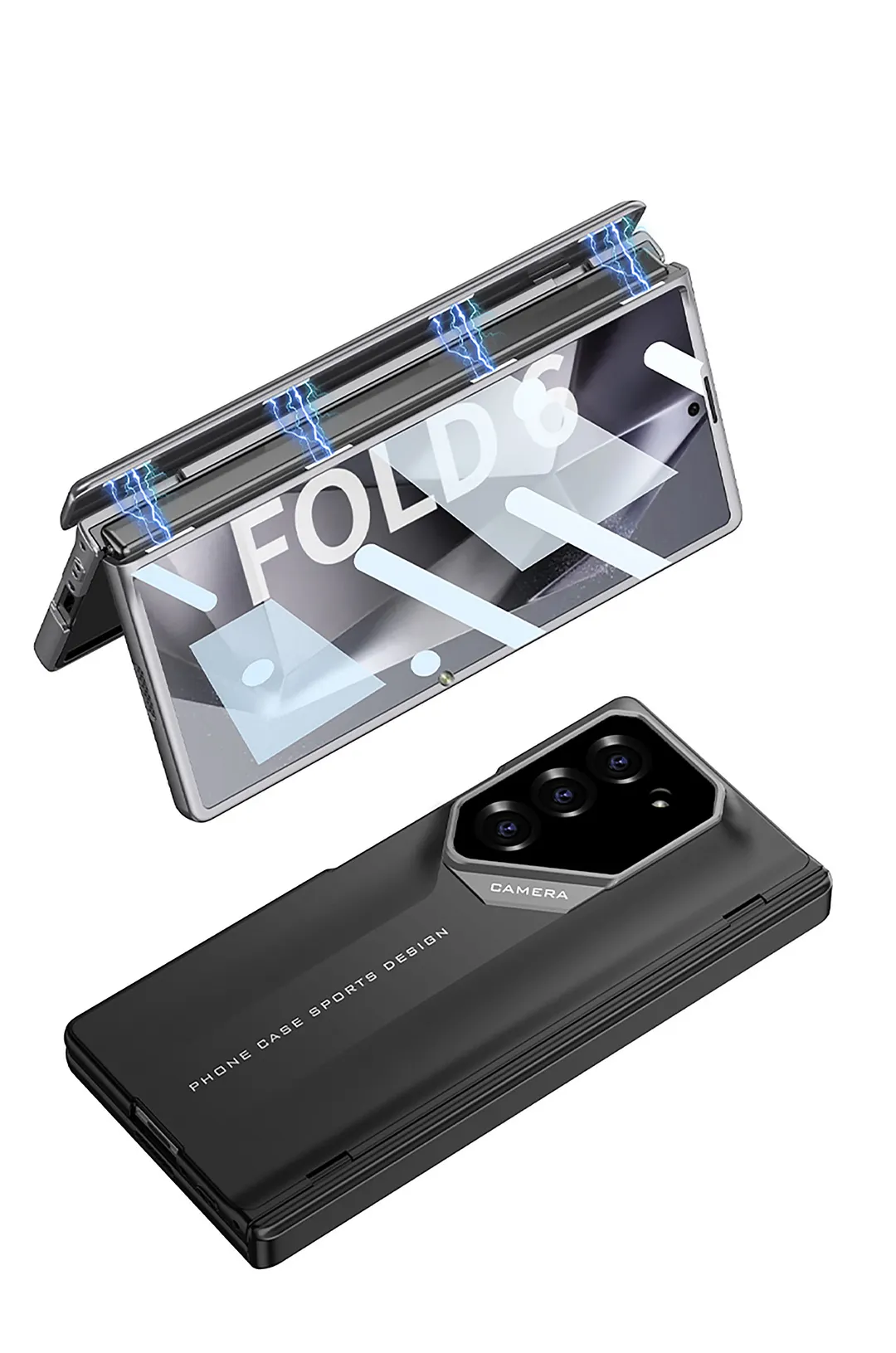 Samsung Z fold5/Z fold6 all-in-one magnetic folding hinge mobile phone case