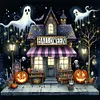 Halloween Store-11CT Stamped Cross Stitch 40*40cm/15.75*15.75in