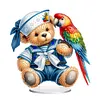 Acrylic Sailing Bear - 5D DIY Craft Ornament