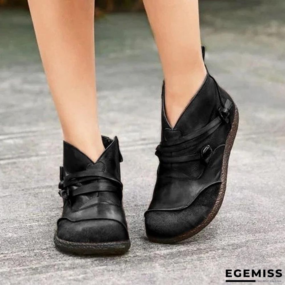 Flat Heel Casual Women Boots | EGEMISS