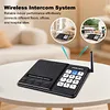 2Pcs Intercoms Wireless 2000m Long Range Room to Room Intercom System with Group Call & Monitor Function for House Business Office Elderly