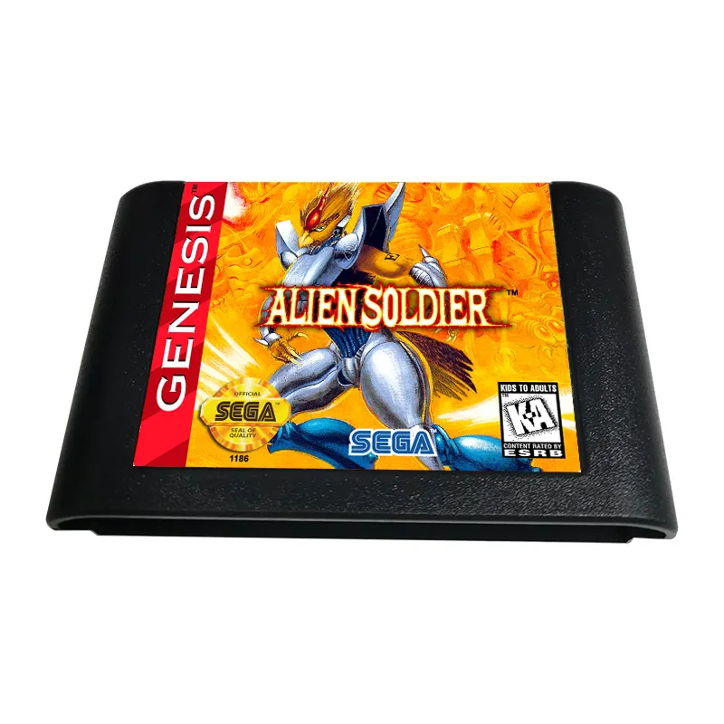 Alien Soldier MD Game For SEGA Genesis & Mega Drive - 16 Bit Game Cartridge
