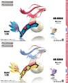 1/20 Scale World Zukan Milotic Set & Kyogre & Kabutops Set - Pokemon Resin Statue - VS Studio