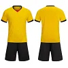 Customized football uniform suit men's and women's adult children's short-sleeved jersey light plate printing number Training Competition team uniform group purchase