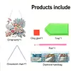 (US Local)Acrylic Special Shape Peacock 5D DIY Diamond Painting Dots Pendant for Window