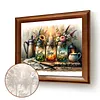 (US Local)Paint By Numbers Kit On Canvas DIY Oil Art Flower Picture Home Wall Decor50x40cm