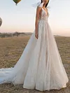 Gauze Crochet Lace-Up Condole Belt Maxi Dress