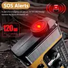 AM FM SW Emergency Power Bank SOS Alarm LED Light Hand Crank Solar Weather Radio