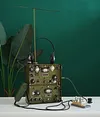 Retro old-fashioned telegraph radio transmitter model decoration ornaments