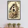 Bird's Nest-Paint by Numbers Acrylic Painting 40*60CM(Poster style）