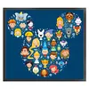 Cartoon - 11CT Counted Cross Stitch - 40*45cm - Disney