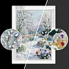 Diamond Painting-DIY Special Shaped Drill Pearl Painting Snow Scene(30x40cm)