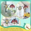 2pcs Crystal Light Catcher Diamond Painting Bee Suncatcher Hanging Kits