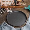 20cm Cast Iron Skillet Round Frying Pan Easy To Clean Omelette Pan for Cooking