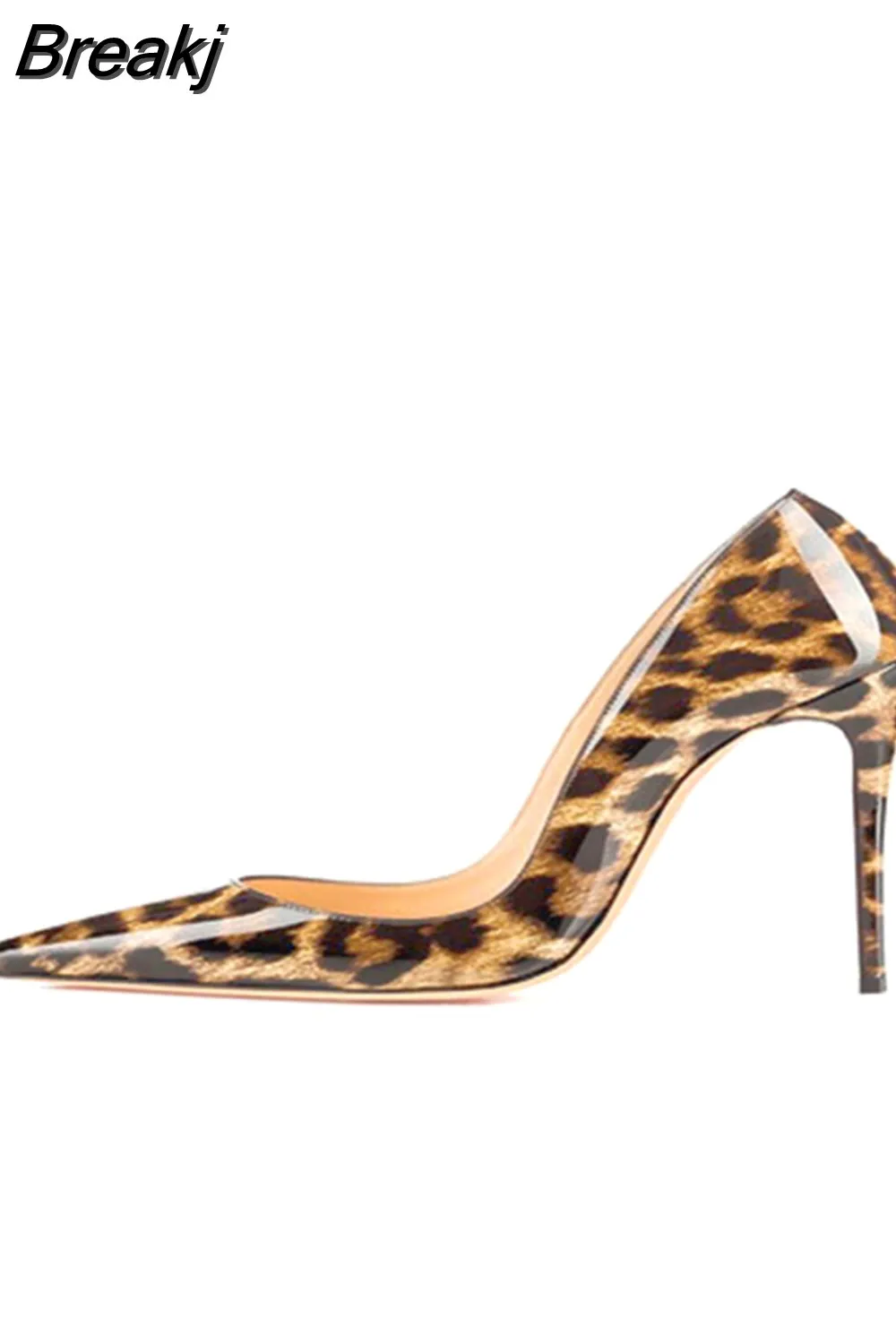 Breakj Print Sexy Women Pumps Shoes Women High Heels Pointed Toe Wedding Shoes 12cm Chaussure Femme QP023 ROVICIYA