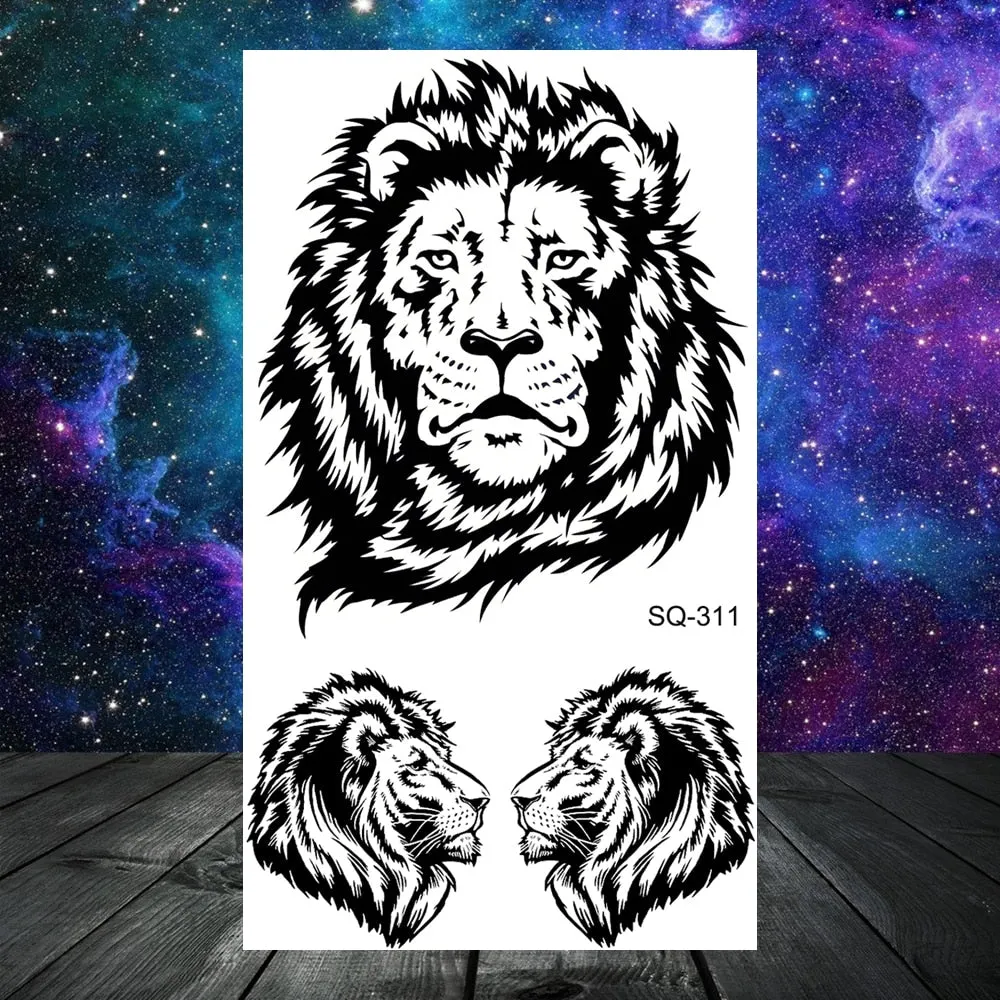 3D Universe Planet Temporary Tattoos For Women Adult Kids Girl Lotus Moon Outer Space Fake Tattoo Neck Arm Hands Small Tatoos