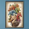 Diamond Painting-DIY Full Round Drill Dragon(60*40 CM)