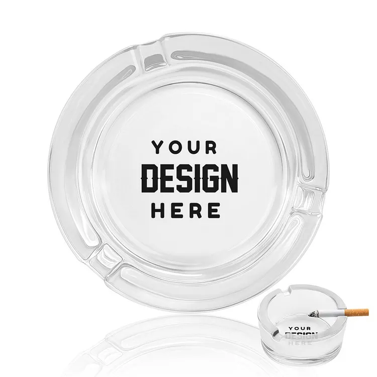 Personalized  Glass Ashtray