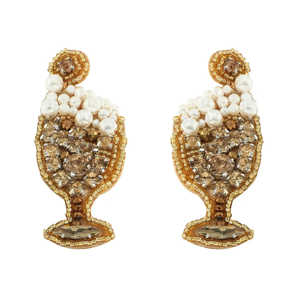 Dvacaman Bohemian Cute Fashion Animal Parrot Bird Drop Earrings Women Shiny Rhinestone Fringed Statement Tassel Earrings Jewelry