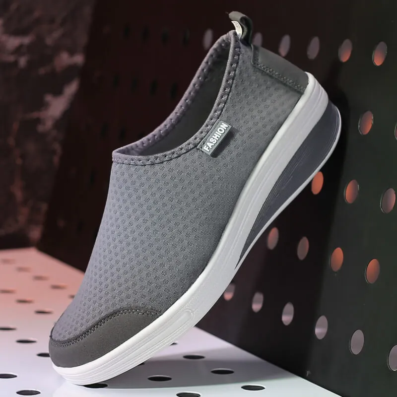 MWY Women Chunky Sneakers Casual Vulcanize Shoes Breathable Mesh Wedge Shoes Platform Trainers Women Zapatillas De Mujer