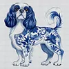 (Multi-Style) Blue And White Porcelain-11CT Stamped Cross Stitch 40*40cm/40*60cm
