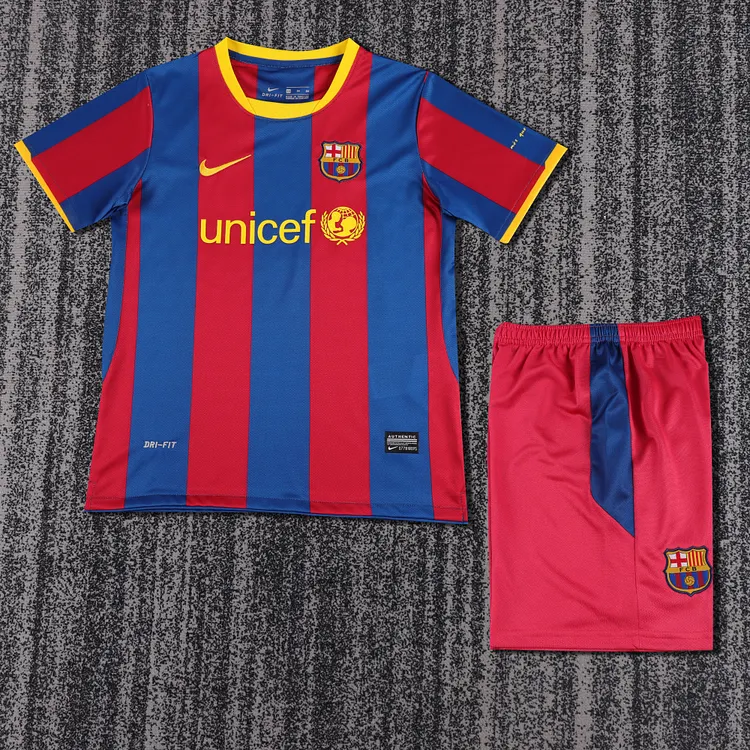 2010-11 Barcelona Home Retro Shirt - Kids Sizes