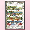 (Counted/Stamped)Rich Pastoral Seasons-14CT Cross Stitch 38*58cm/14.96*22.83in