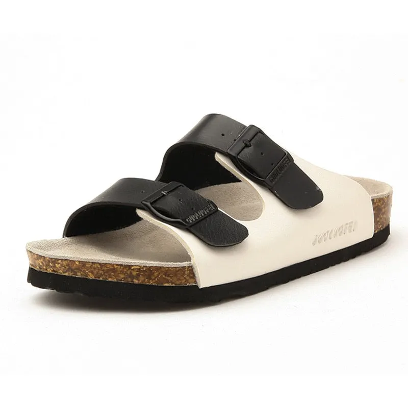 Fujin High Quality Large Size Women Summer Shoes Soft Cork Sole Non Slippery Female Beach Shoes Slides Platform Sandals Fashion