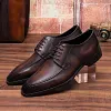 Designer Mens Derby Formal Shoes Genuine Leather