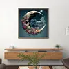 Sukll Moon - 11CT Stamped Cross Stitch 40*40cm