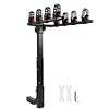 [US Local Warehouse] 4 Bike Rack Bicycle Carrier Racks Hitch Mount Double Foldable Rack for Cars Trucks SUVs and Minivans with a 2 Inch Hitch Receiver