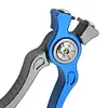 Mini Fishing Scissors Braid Scissors Non Slip Handle Fishing Tool (Blue)