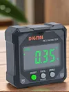 Digital Angle Finder 4-Side Magnetic Angle Gauge Cube Inclinometer Level Box