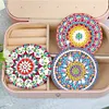 3pcs DIY Datura Diamond Painting Makeup Mirror Portable Kits