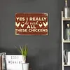 Chickens - Vintage Metal Signs - 20*30cm - Warning&Farm