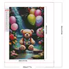 >SALE<5D DIY Full Round Drill Partial AB Diamond Painting Bear Kit 45x65cm