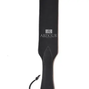 pornhint Pornhint Leather BDSM Spanking Paddle Double Layer BDSM Paddle Real Cowhide Leather Paddle Slapper DDlg Slave Fetish BDSM-gear
