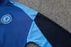 Joyfball 2024/2025 Chelsea Long Zipped Jacket Blue Soccer Jersey 1:1 Thai Quality 